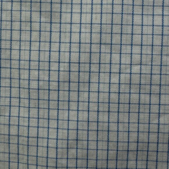 Brooks Brothers STRETCH Blue Check Long Sleeve Cotton Button Up 16.5 34/35 Slim - Picture 11 of 15